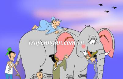 Thầy bói xem voi