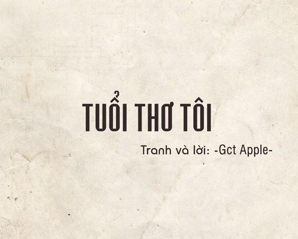 Xin một vé trở về tuổi thơ qua bộ tranh “Tuổi thơ tôi”