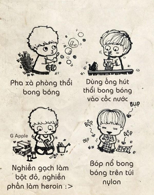 Xin một vé trở về tuổi thơ qua bộ tranh “Tuổi thơ tôi”